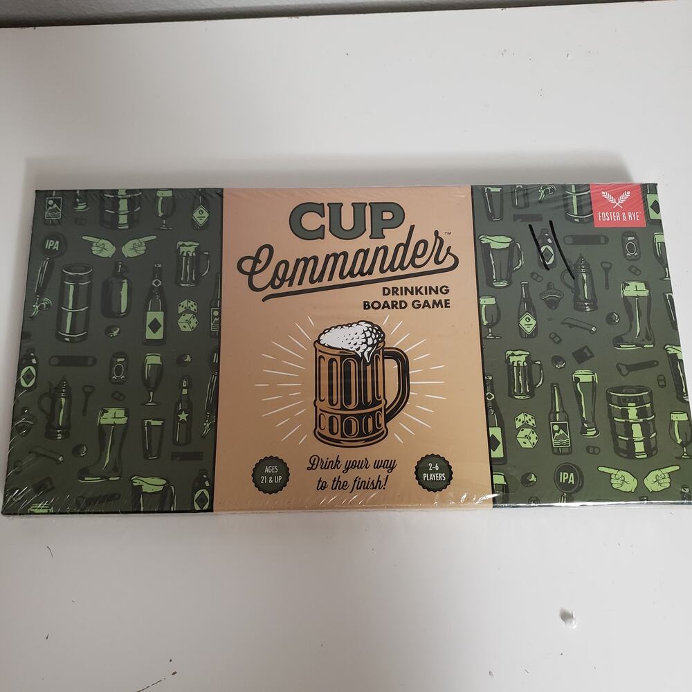 Cup Commander Drinking Board Game Party 21st Birthday Gift Game Night New Sealed